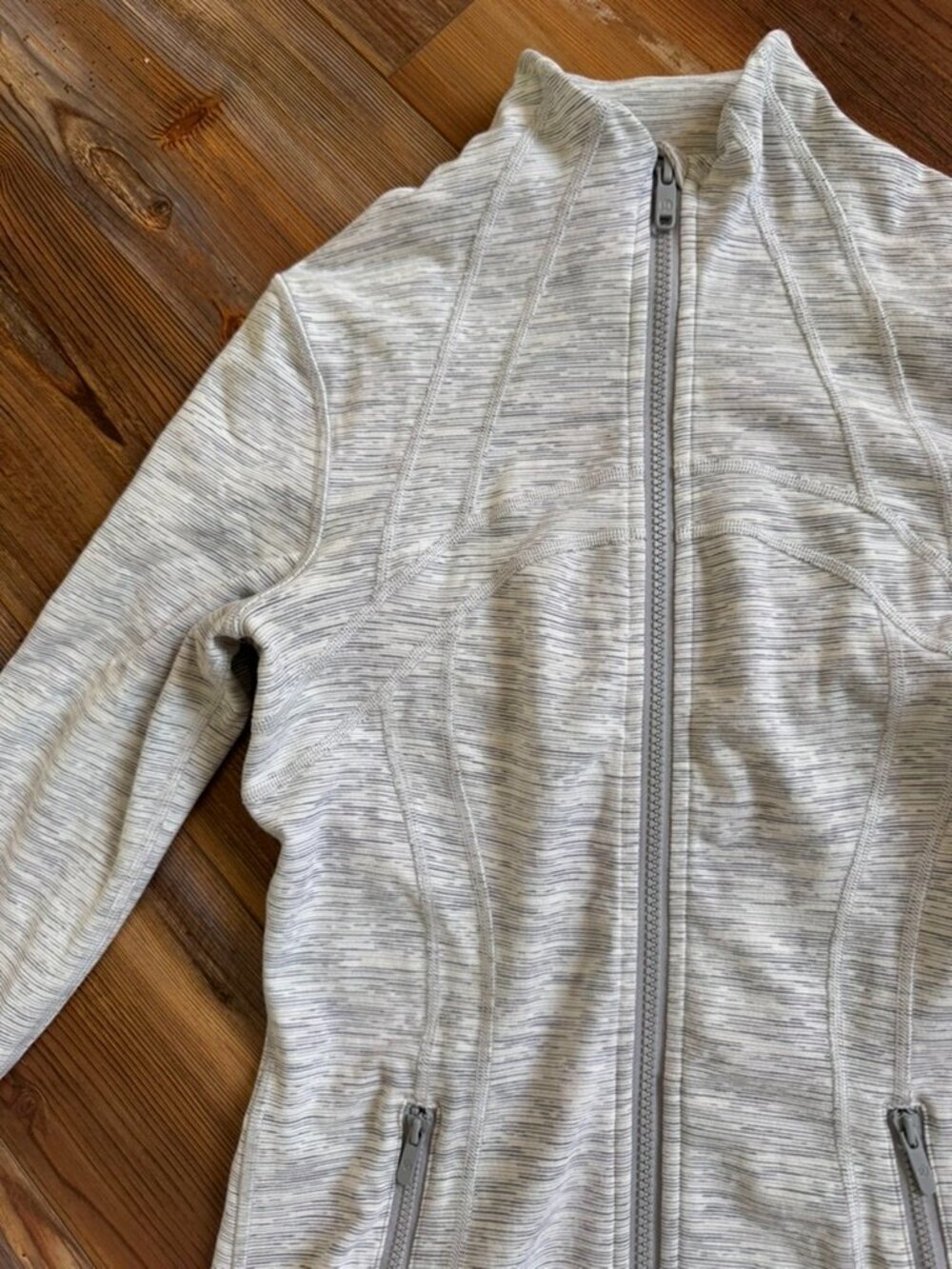lululemon Define Jacket Wee Are From Space Ice Grey Size 4 Luon Full Zip - Picture 5 of 9
